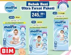 MOLFİX BEBEK BEZİ ULTRA FIRSAT PAKETİ MOLFİX BEBEK BEZİ ULTRA FIRSAT PAKETİ